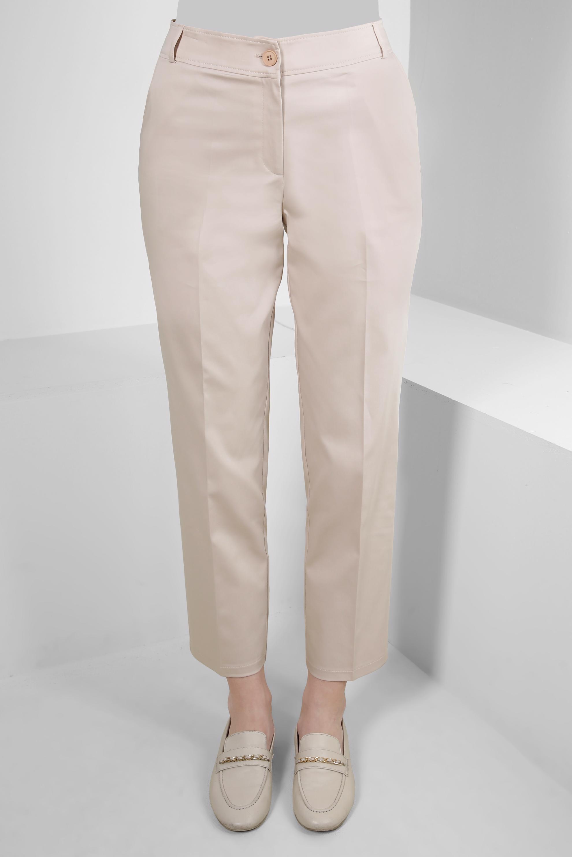 Tesettür giyim BEJ DAR PAÇA KLASİK PANTOLON 70534